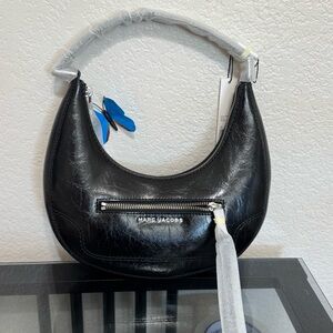 Marc Jacobs Black half moon with Silver Accents nwt